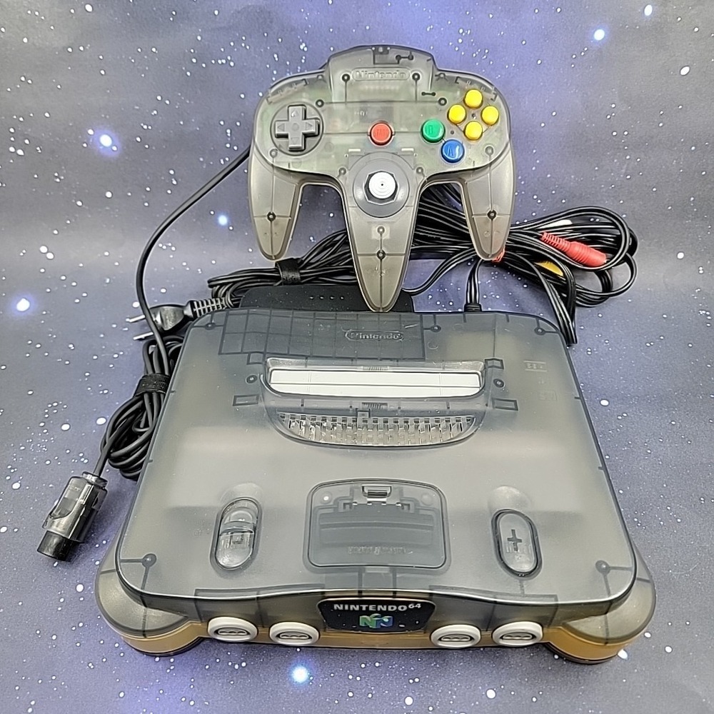 Jusco Nintendo 64 Japanese Video Game Console, Controller, & Cords NTSC-J